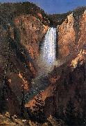 Albert Bierstadt Yellowstone Falls France oil painting artist